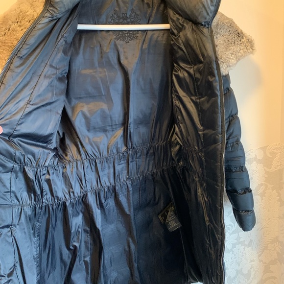 Dawn Levy winter jacket with grey faux fur - Picture 2 of 4